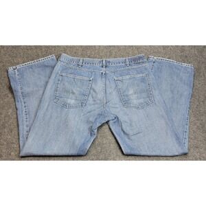 Calvin Klein Jeans Mens 38X32 Denim Streetwear Grunge Americana Straight Leg